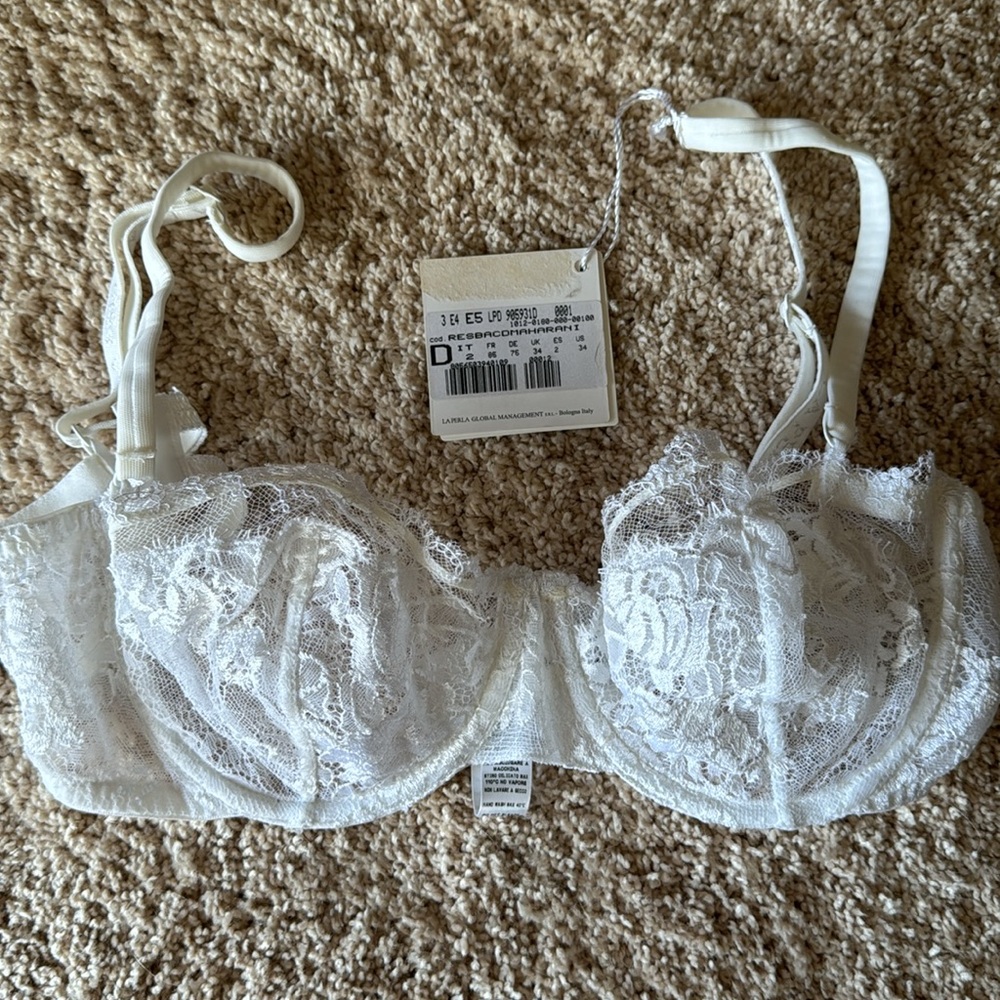 La Perla, Italian bra and panties set with dust bag.